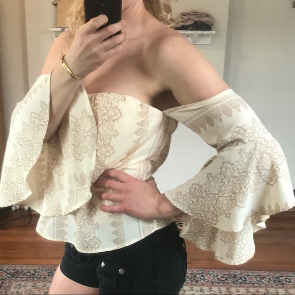 Strapless boho blouse a Calin - Picture 10 of 10
